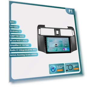 Car Multimedia Player with GPS and Smart Screen — In-Dash, Hizpo