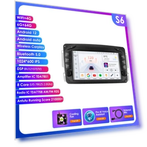 Car Multimedia System with Wireless CarPlay and Android Auto — In-Dash, Hizpo