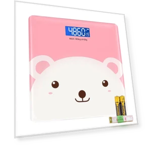 Cartoon Electronic Body Fat Scale — Body Composition Analysis, Jinmiao