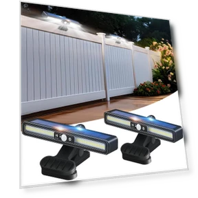 Clip-on Solar Light — Outdoor Security & Flood Lighting, Laiqianle
