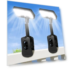 Clip-on Solar Sensor Light — Outdoor Security & Flood Lighting, Lasola