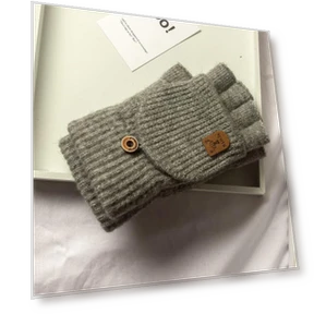 Fingerless Knit Gloves — Gloves, EMA