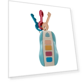 Interactive Musical Car Key Pretend Play Driving Toy — Educational, Dampfnudel