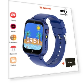 Kids Smart Watch with Games, Camera, and GPS Tracker — Smartwatches, greentiger