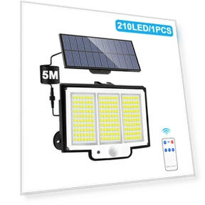 LED Solar Lights Outdoor With 3 Modes Solar Motion Sensor Wall Light — Outdoor Security & Flood Lighting, AirExpect