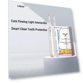 Light Feather Smart Sonic Electric Toothbrush — Ultrasonic, Lebooo