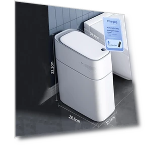 Smart Bathroom Trash Can — Waste Management Solutions, QIANBAIDI