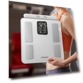 Smart Body Fat Scale with Handle — Body Composition Analysis, Shan