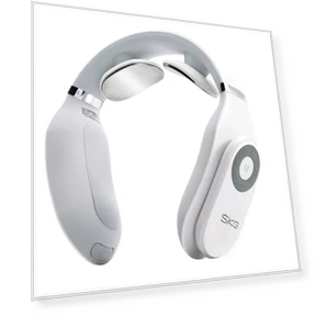 Smart Cervical Neck Massager with Heat and Bluetooth — Muscle Stimulators, SKG