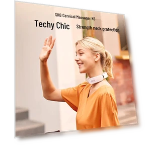 Smart Neck Massager with Heat — Muscle Stimulators, SKG