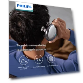 Smart Scalp Massager — Head Relaxation Tools, Philips