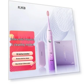 Smart Sonic Electric Toothbrush with Soft Bristles — Sonic Electric Toothbrushes, FLYCO