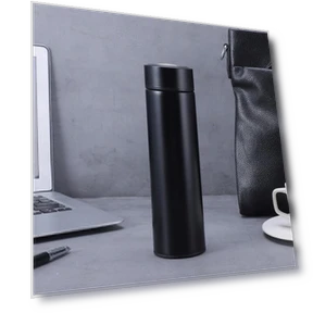 Smart Stainless Steel Thermos with Temperature Display — Travel Drinkware, the BAY