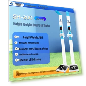 Smart Ultrasonic Height and Weight Scale — Body Composition Analysis, SHANGHE