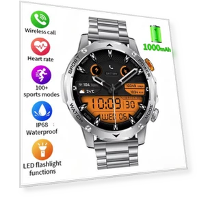 Smart Watch with GPS and AMOLED Display — Smartwatches, XMSJ