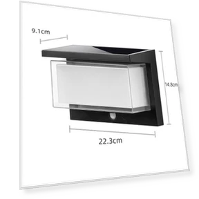 Solar LED Motion Sensor Lamp — Outdoor Security & Flood Lighting, Super shoes Mall