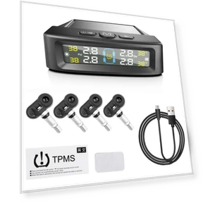 Tire Pressure Monitoring System with Solar Power — TPMS Sensor Replacements, LEEPEE