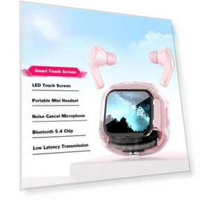 Wireless Headphones with Touch Screen — In-Ear Headphones, Along Choice