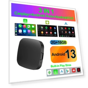 3-in-1 Wireless CarPlay and Android Auto Adapter — In-Dash, Auto Accessories Home