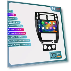 Android Car Radio with AI Screen, GPS Navigation, CarPlay, and 4G LTE — Car Installation Essentials, Hizpo