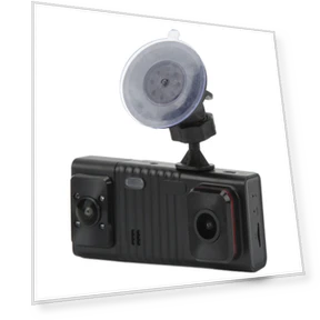 Car Dash Cam with 3 Lens, Night Vision, G-Sensor, Loop Recording, Motion Detection — Wearable Cameras, zhiroad