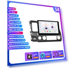 Car Stereo with Android 13, GPS Navigation, and 4G Connectivity — Stereo Receivers, Hizpo