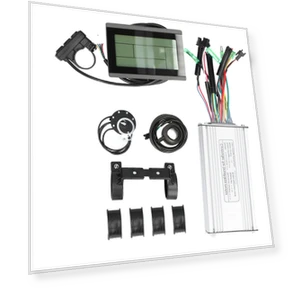 Electric Bike Controller Conversion Kit with Display — Brake Controls, shoemst