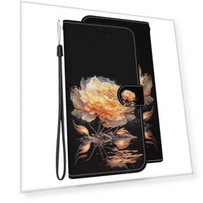 Faux Leather Wallet Book with Fashion Art — Flip Cases, Infinix