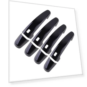 Glossy Black Smart Side Door Handle Covers Trim — Interior Grab Handles, AutoMechanics