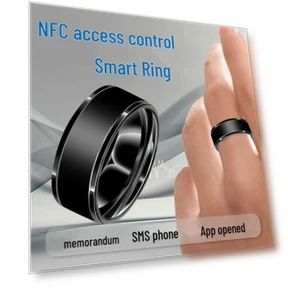 Light-Powered Smart Ring with NFC and Temperature Display — Smart Rings, ElectroCN