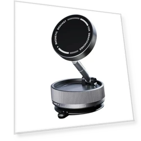 Magnetic Suction Cup Car Mount — Dashboard Installation Kits, LINGXUN