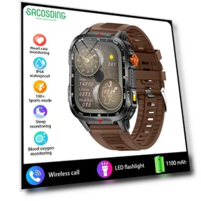 Men's Smart Watch with Bluetooth Calling and Long Battery Life — Smartwatches, SACOSDING
