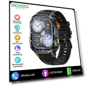Men's Smart Watch with Bluetooth Calling — Smartwatches, SACOSDING