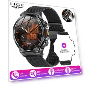 Men's Smart Watch with Bluetooth Calling — Smartwatches, LIGE