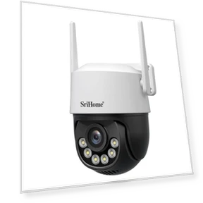 Outdoor AI Auto-Tracking Wireless WiFi Security Camera — Dome Surveillance Cameras, SriHome