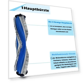 Robot Vacuum Cleaner Accessories Set — Smart Cleaning Robots, ECOVACS