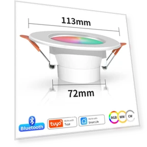 Smart Bluetooth LED Downlight — Recessed Lighting, Benexmart
