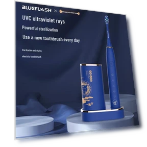 Smart Electric Toothbrush Holder with UV Sterilizer — Toothbrush Holders, Lanfeixing