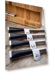 Smart Meat Thermometer Block: 4-Probe, Black — Thermometers, MEATER