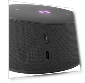 Smart Speaker with Clock — Portable Audio, Yandex