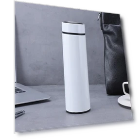 Smart Stainless Steel Thermos with Temperature Display — Travel Drinkware, the BAY
