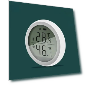 Smart Temperature and Humidity Sensor with LCD Display — Home Climate Control, Tuya