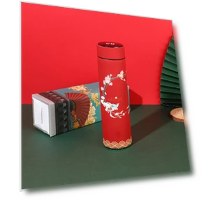 Smart Temperature Display Travel Mug with Custom Logo Option — Travel Drinkware, the BAY