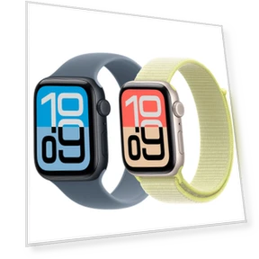 Smart Watch SE 3, 44 mm, Starlight Aluminum Starlight Sport Band M/L — Smartwatches, Apple