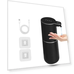 Touchless Light Display No-Press Electric Liquid Foam Cleaner Pump — Care Dispensers, HIMO Group