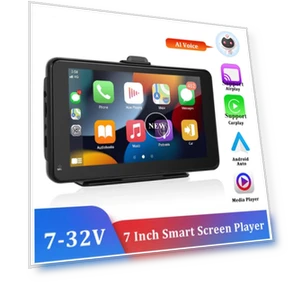 Universal 7-inch Car Radio Player Monitor with Touchscreen — In-Dash, STC