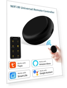 WiFi Smart Universal IR Remote Controller — Remote Controls, Tuya
