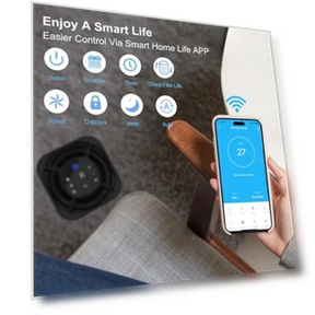 Air Purifier for Home and Bedroom — Activated Carbon Air Purifiers, DAYETTE