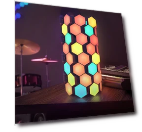 Hexagonal Light Panels Kit — LED Strips, Linked Sparx