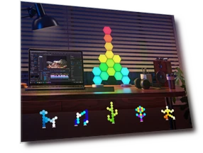 Hexagonal Light Panels Starter Kit — Photography Lighting, Linked Sparx